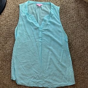 Lilly Pulitzer size medium blue tank top